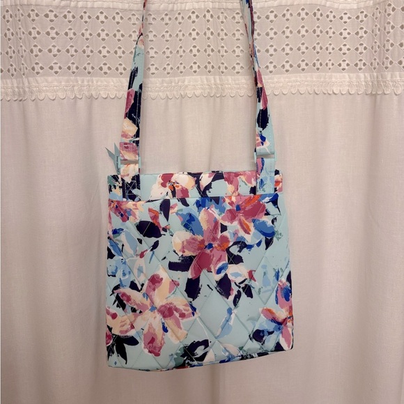 NWT Vera Bradley Ultralight Hipster Floating Blossoms Crossbody Bag - Picture 7 of 9